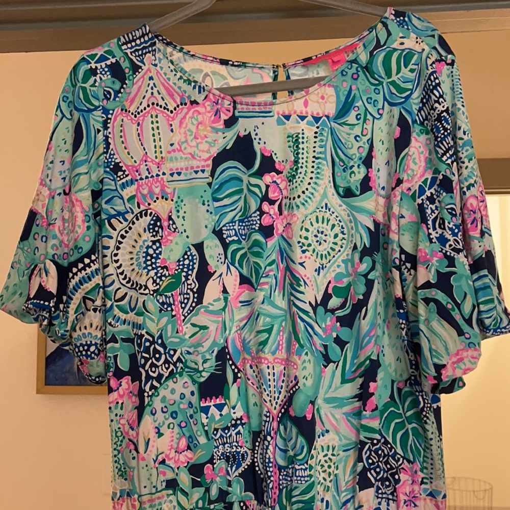 Gently Used Lilly Pulitzer Romper. - Picture 3 of 4